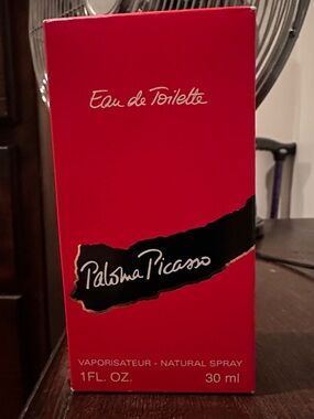 Paloma Picasso Red and Black Eau de Toilette Packaging NWT